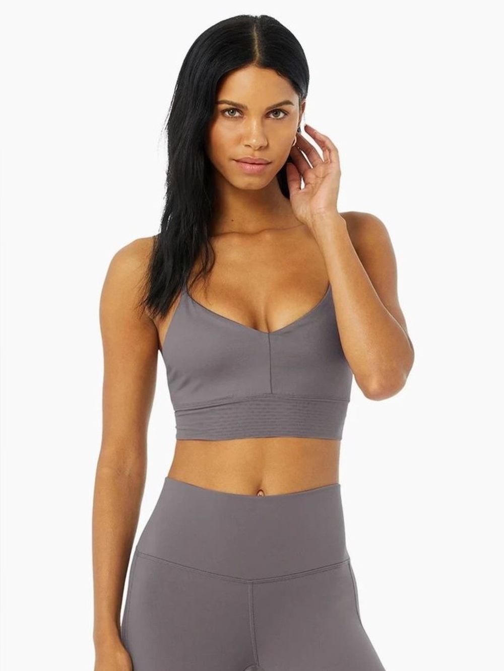 Alo Yoga Lavish Bra in Purple Dusk, Size S! 💜